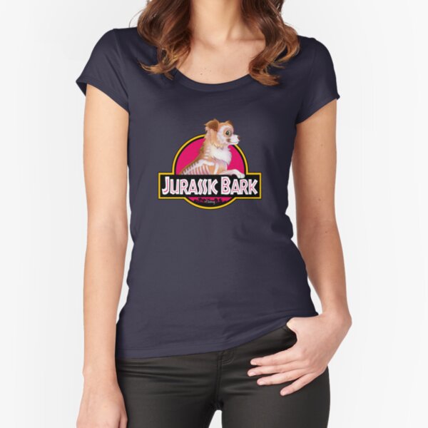 Jurassic Bark Fitted Scoop T-Shirt