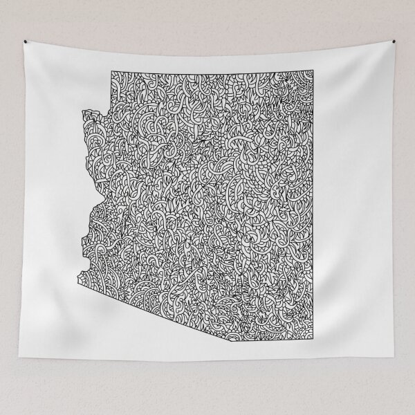 Item preview, Arizona Map designed and sold by Naoswestvillage.