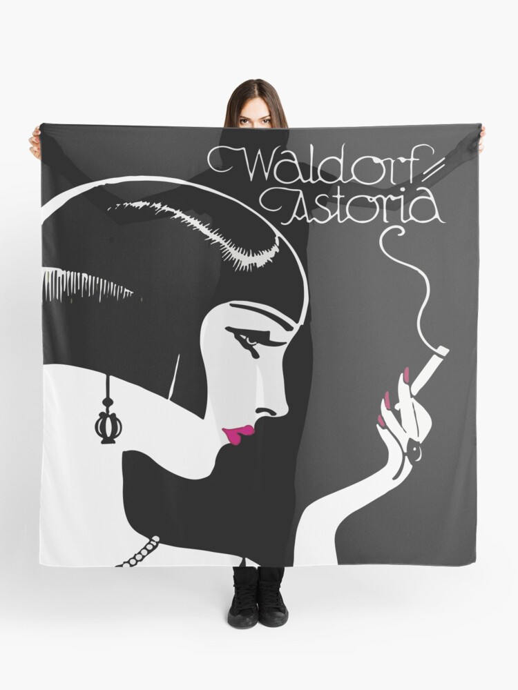 Vintage Art Deco Poster Woman Silhouette From 1928 Noir Cigarette Cabaret Artwork Prints Posters Tshirts Bags Scarf