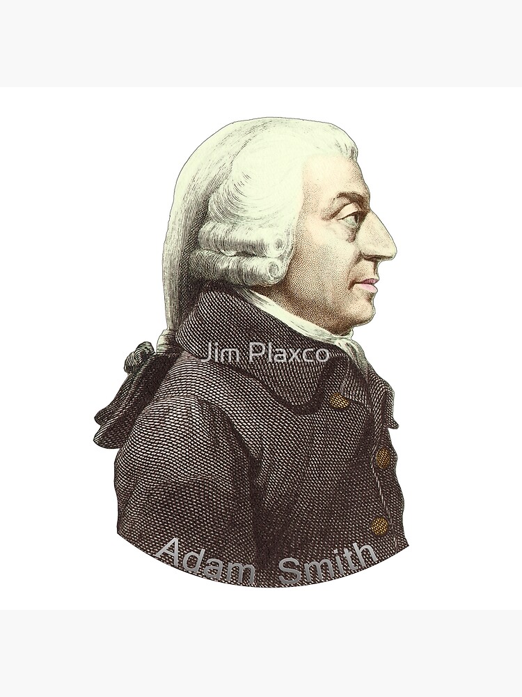 Scottish Economist Adam Smith Portrait by JimPlaxco