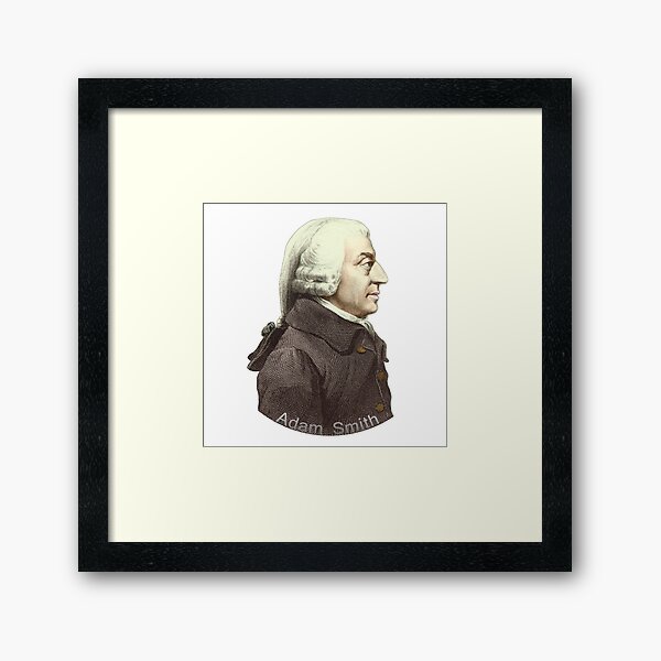 Aperçu de l'œuvre Portrait de l'économiste écossais Adam Smith créée et vendue par Jim Plaxco.