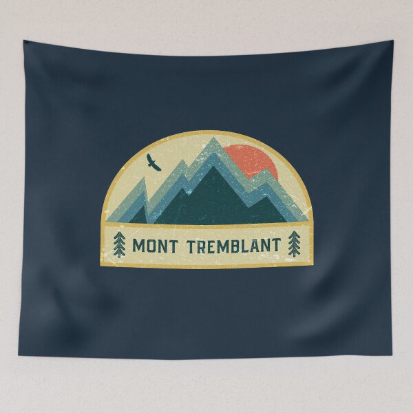 Item preview, Mont Tremblant Retro Mountain Badge designed and sold by dk80.
