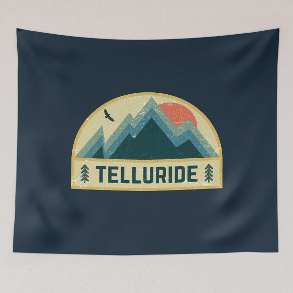 Item preview, Telluride Retro Mountain Badge designed and sold by dk80.