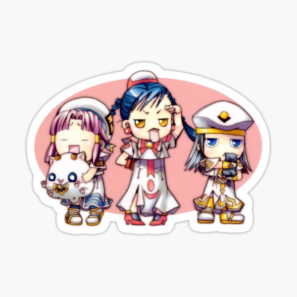 Aria Chibi Girls Sticker