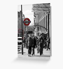 the underground Greeting Card