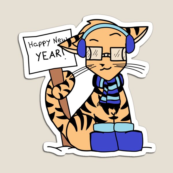 Item preview, TechTigers New Year Logo designed and sold by sapostrophebach.