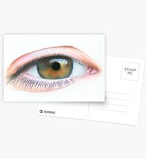 Step by Step Tutorial on drawing an Eye Postcards
