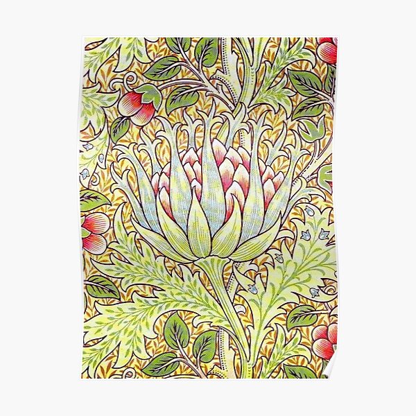 William Morris Artichoke Poster