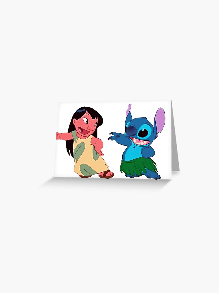 Lilo and Stitch Greeting Card for Sale by Making-Waves