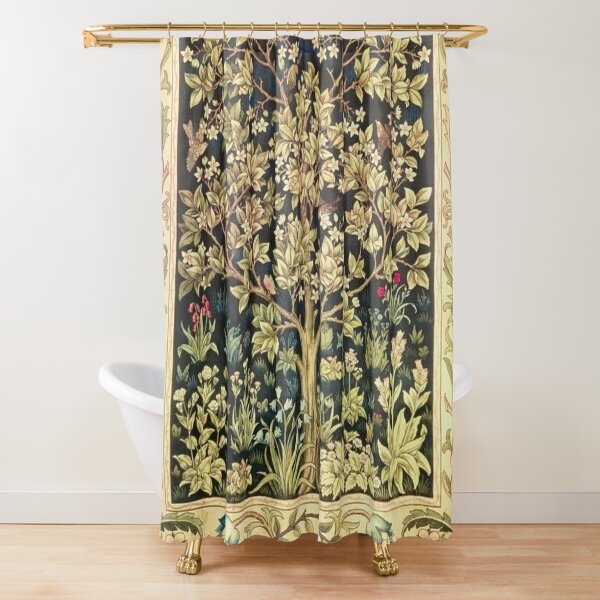 William Morris Tree Of Life Shower Curtain