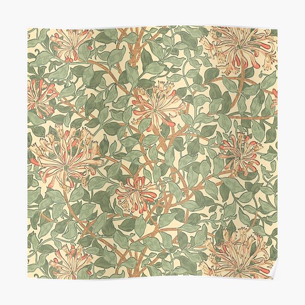 William Morris Honeysuckle Poster