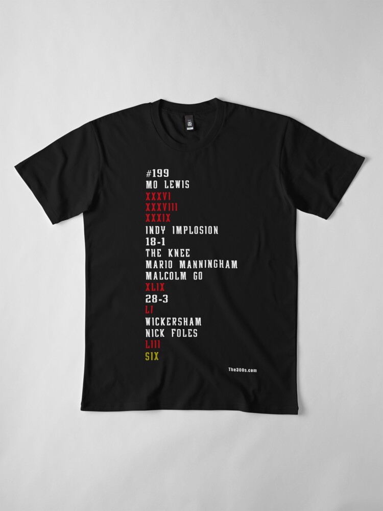 Alternate view of New England Wins Sixth Title: How We Got Here Premium T-Shirt