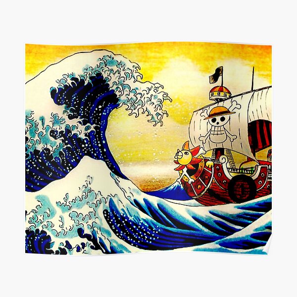 The Great Wave off One Piece Poster