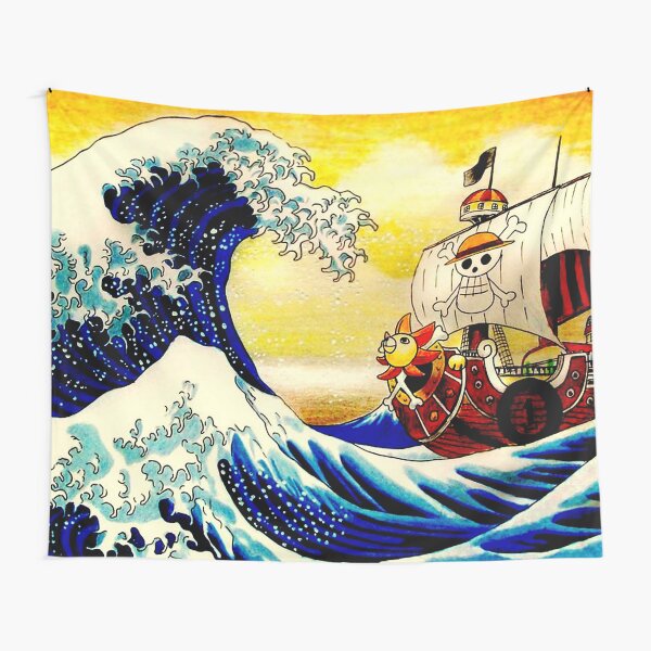 The Great Wave off One Piece Tapestry
