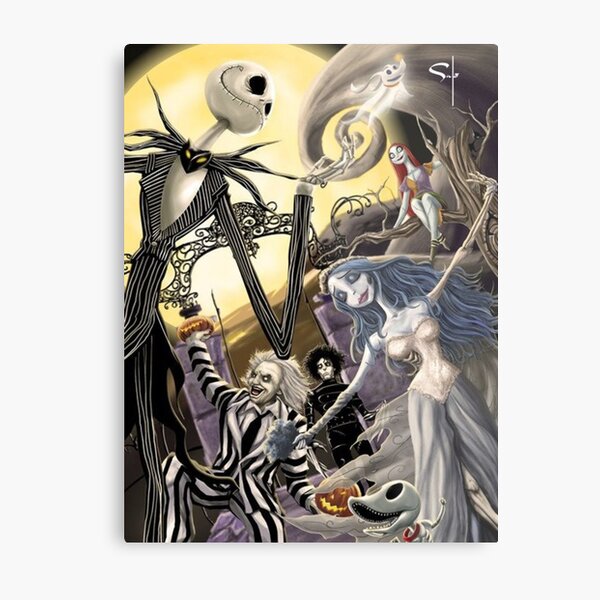 Tim Burton Characters Merch Gifts for Sale Redbubble