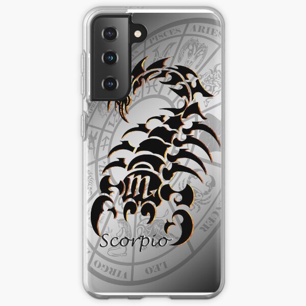 Scorpio Zodiac Sign - Shadow Style (Horoscope) Samsung Galaxy Soft Case