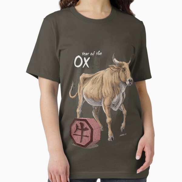 Item preview, Year of the Ox (for dark shirts) designed and sold by stephsmith.