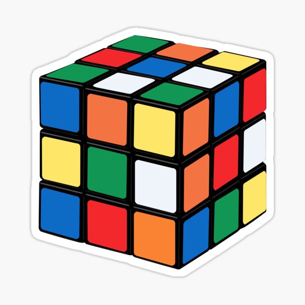 Rubiks Cube Stickers Redbubble