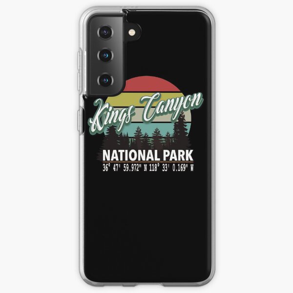 Kings Canyon National Park With Awesome GPS Location Design Samsung Galaxy Soft Case