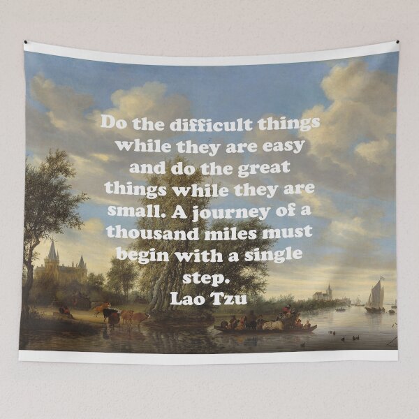 Item preview, Lao Tzu Motivational Quote designed and sold by VolatileMatter.