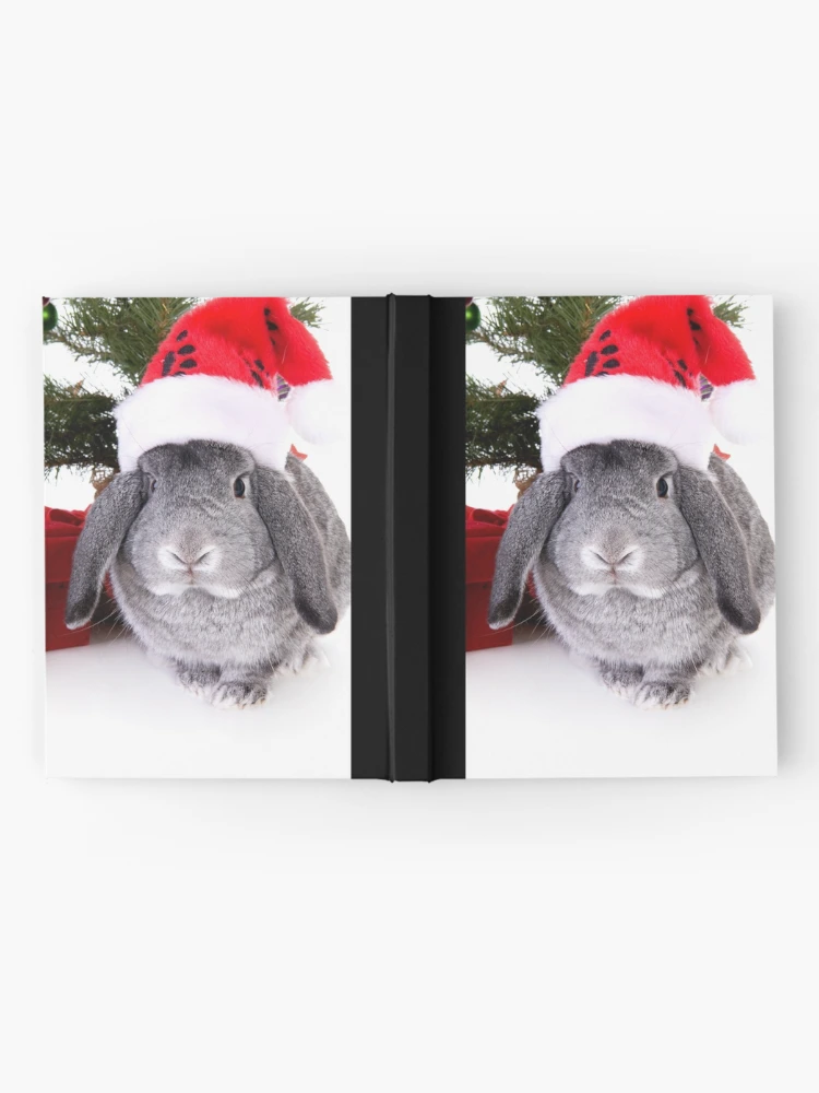 Thumbnail 2 of 3, Journal, Christmas Rabbit designed and sold by idapix.