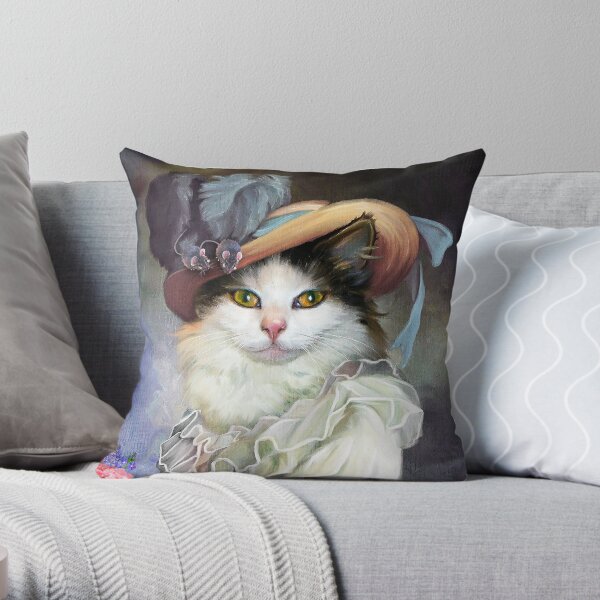 Lady Mitsy (PCD2557) Throw Pillow