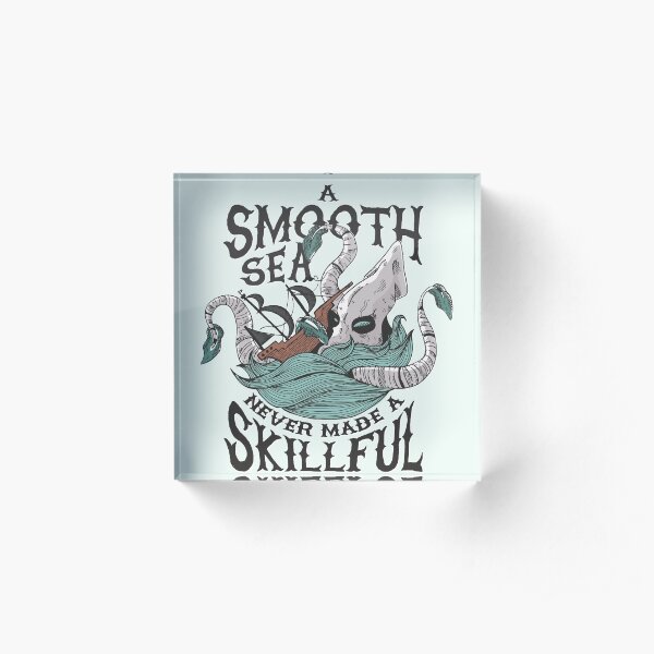 smooth sea kraken monster octopus Acrylic Block