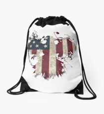 American Eagle - White Drawstring Bag