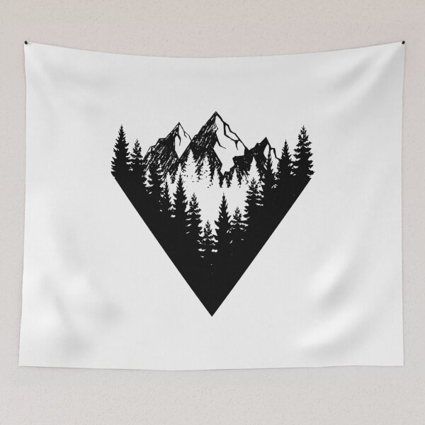 Item preview, Mountains And Forest. Geometric Style designed and sold by Sloth Astronaut.