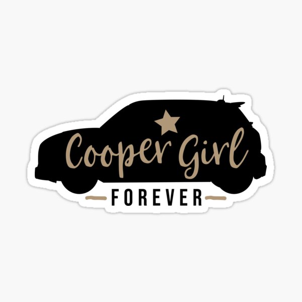 Cooper Girl Forever Sticker
