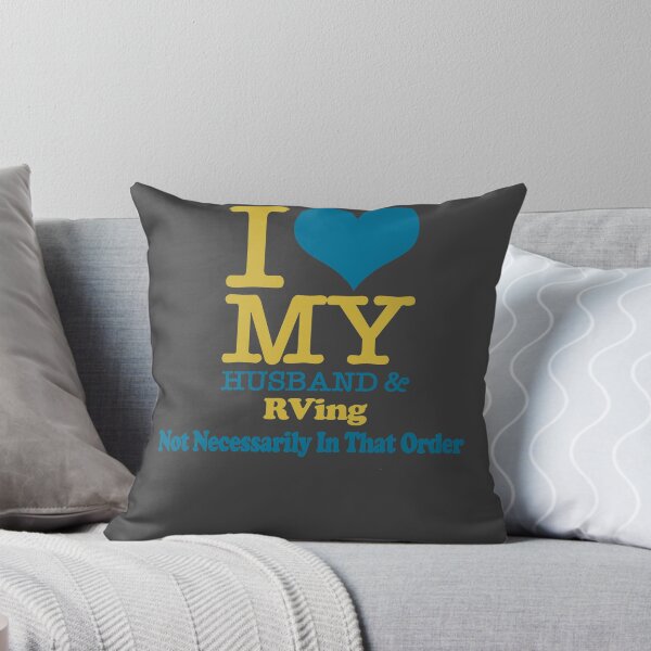 Item preview, Camping Trailer Shirt I Love My Husband & RVing designed and sold by kdspecialties.