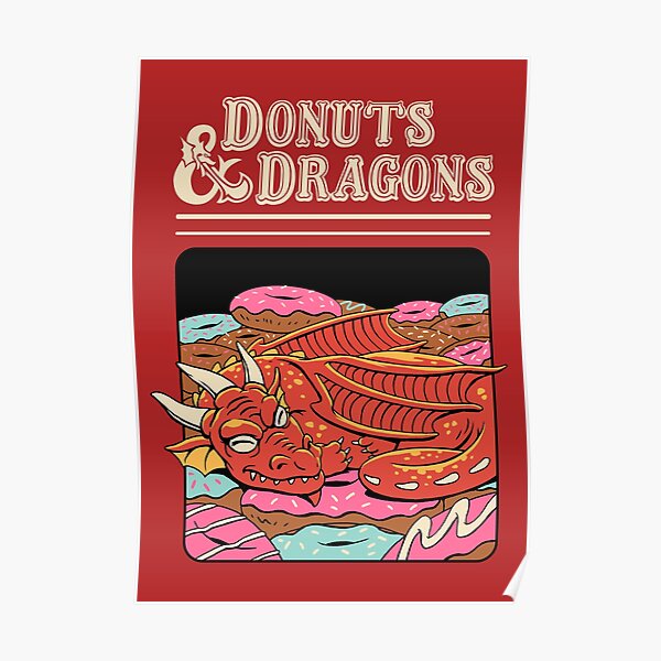 Donuts and Dragons Poster