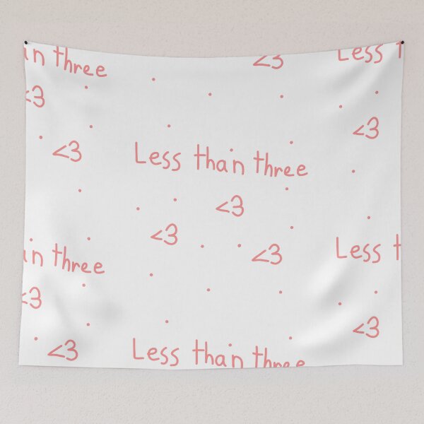 Item preview, Less Than Three <3 Text designed and sold by Michael Stewart.