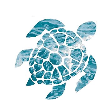 Artwork thumbnail, ocean sea turtle by sluggishsloth