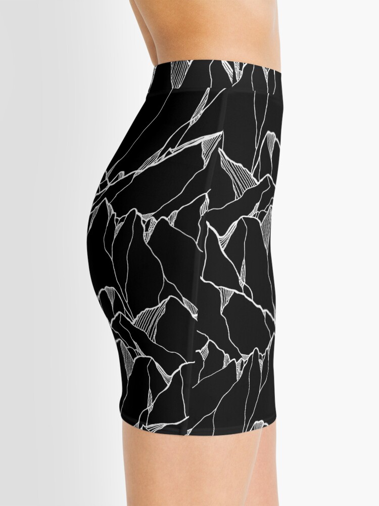 Alternate view of The many dark mountains Mini Skirt