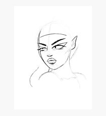 Elf sketch Photographic Print