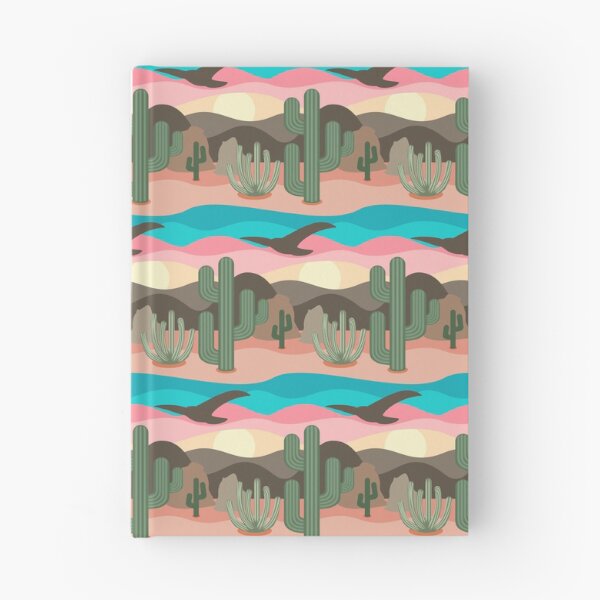Item preview, Colorful Sunset Desert - Cacti, Mountains, Eagle designed and sold by Elsy's Art.
