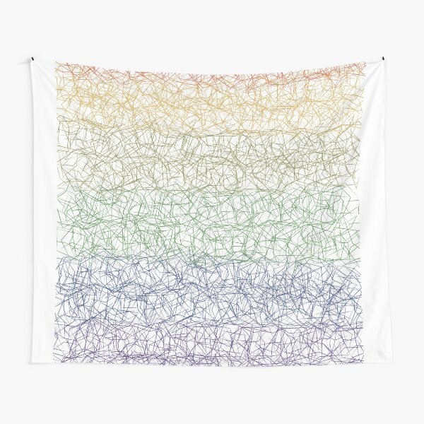 Rainbow Web Tapestry