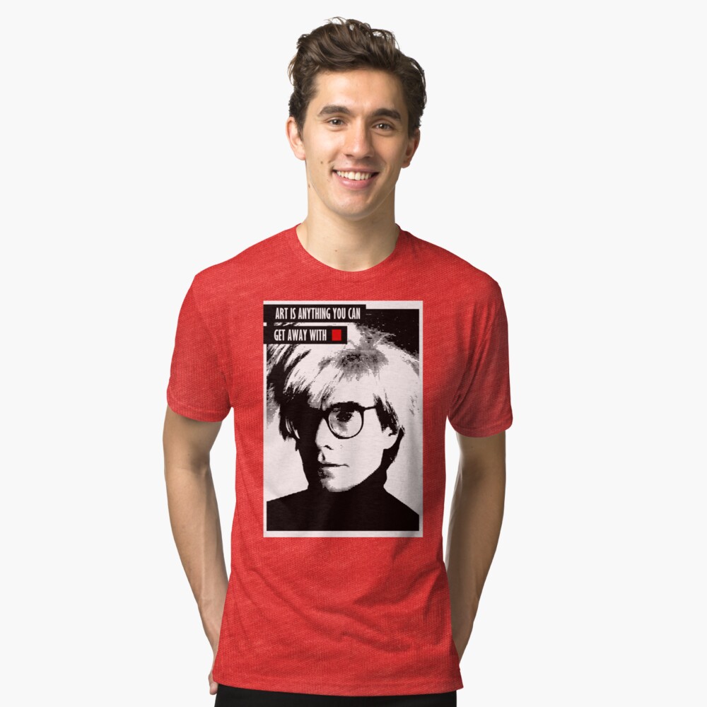 "Andy Warhol" T-shirt by HeyGlad | Redbubble