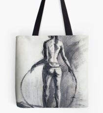 model with a hoop Tote Bag