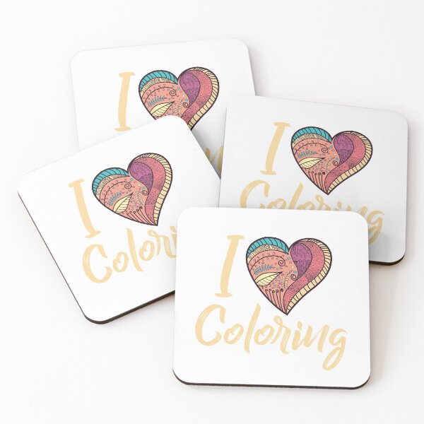 Item preview, I Love Coloring designed and sold by overstyle.