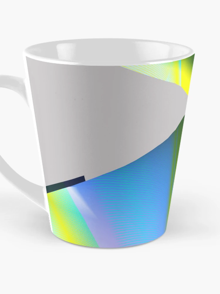 Thumbnail 3 of 4, Coffee Mug, Abstract Shape #2 designed and sold by AlexVDesign.