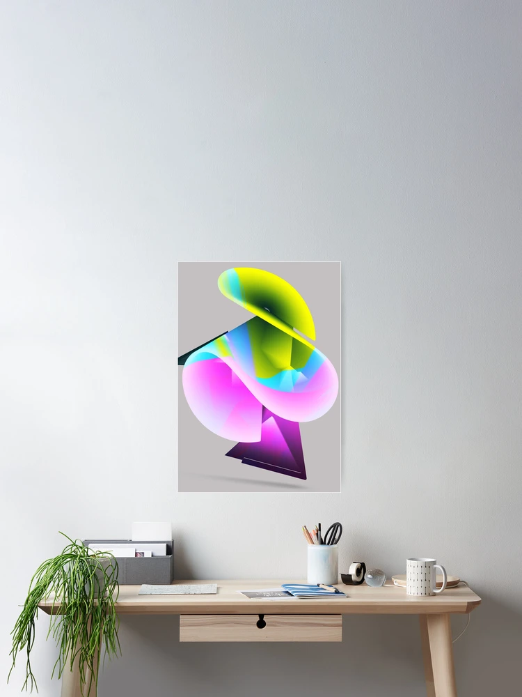 Thumbnail 2 of 3, Poster, Abstract Shape #2 designed and sold by AlexVDesign.