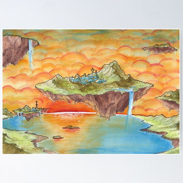 Item preview, The Floating Islands designed and sold by JazzaStudios.