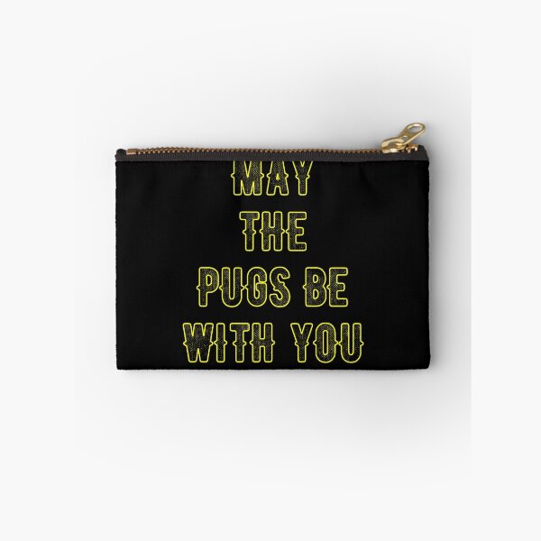 Item preview, May the Pugs Be With You - pugs dog designed and sold by Captain Mood.