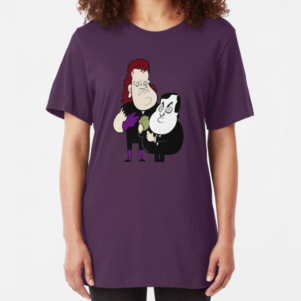 The Undertaker & Paul Bearer. Slim Fit T-Shirt