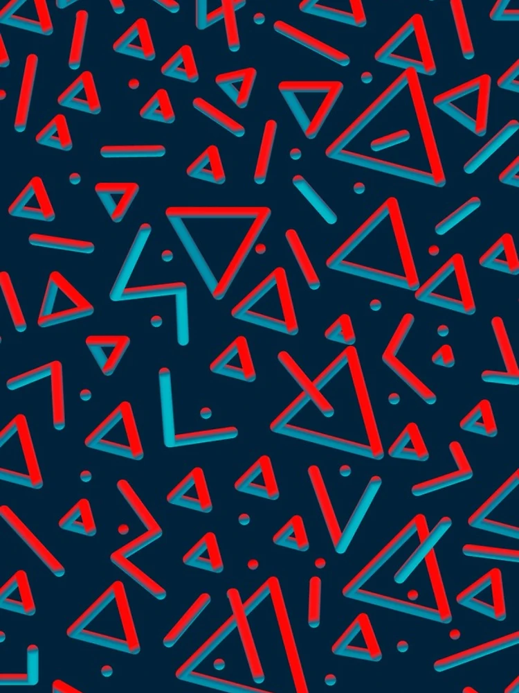Thumbnail 5 of 5, iPhone Case, 3d Pattern Lines designed and sold by AlexVDesign.