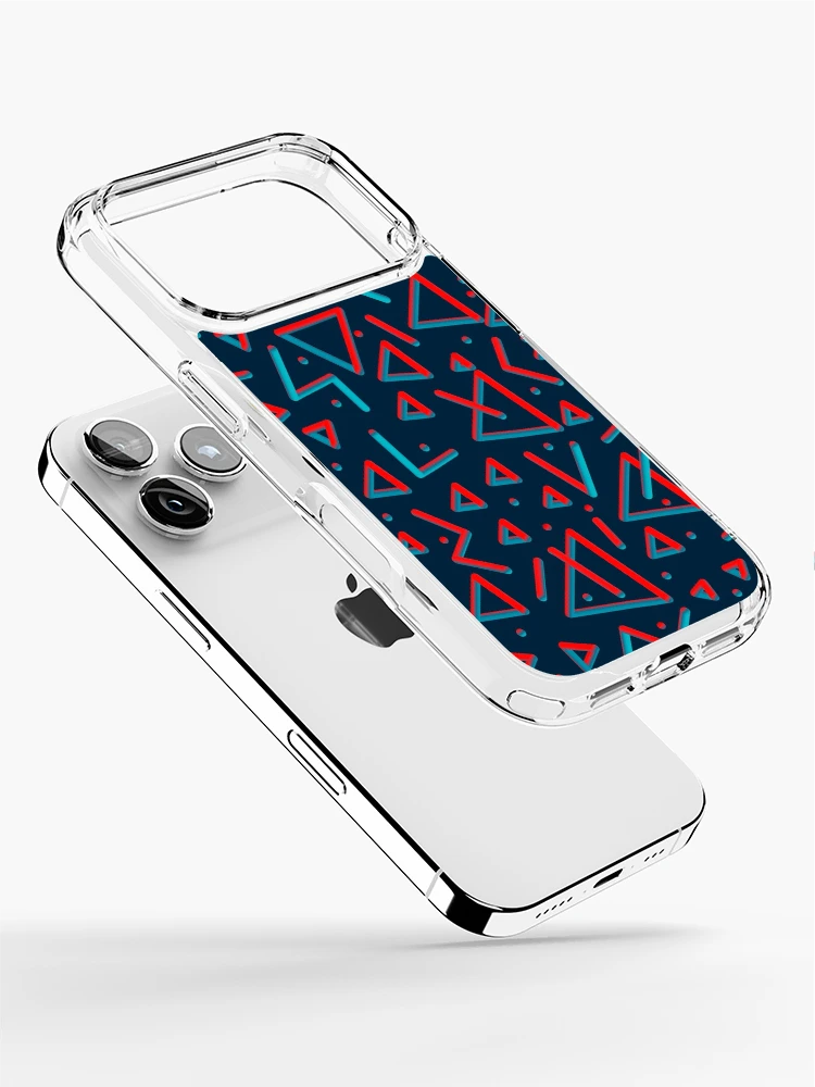 Thumbnail 2 of 5, iPhone Case, 3d Pattern Lines designed and sold by AlexVDesign.