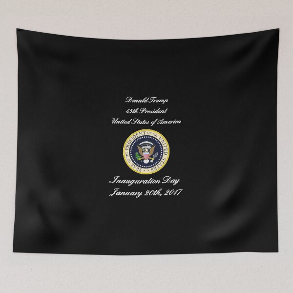 Item preview, Donald Trump 45th President United States of America Inauguration Day January 20th 2017 designed and sold by Captain Mood.