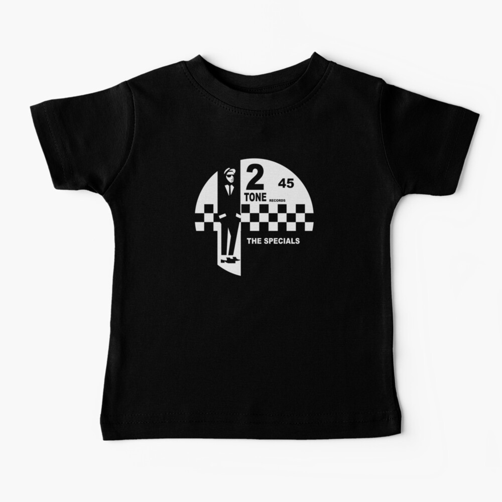 2 Tone Records Shirt - The Specials Ska Label Logo Shirt, Sticker Mask Baby T-Shirt